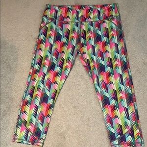 Fabletics Legging Capris - Multi Colored